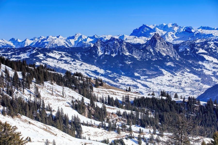 Quelles sont les stations de ski des Alpes sur une carte ?